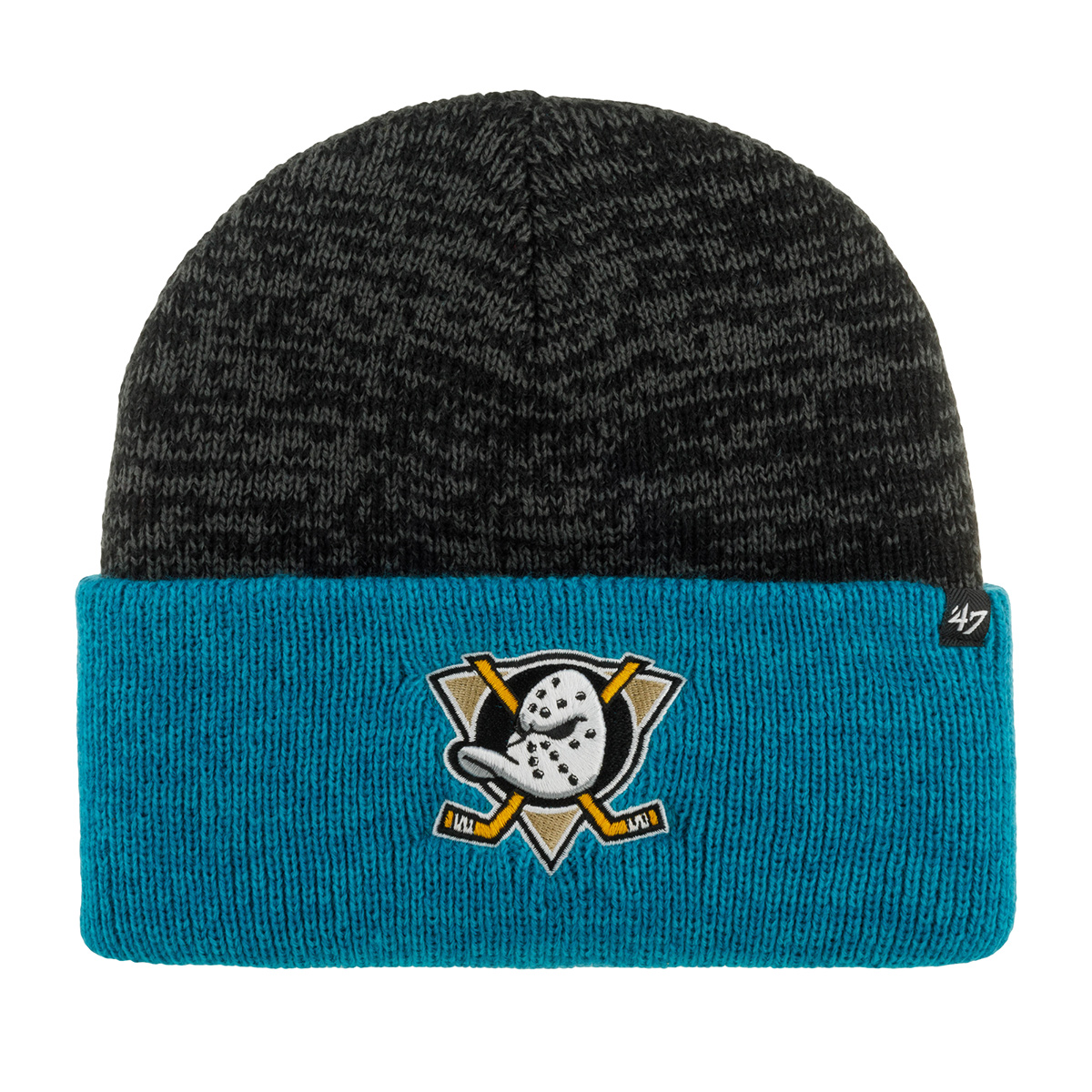 Шапка 47 BRAND арт. H-TTBFZ25ACE-BKA Anaheim Ducks NHL (зеленый / черный)