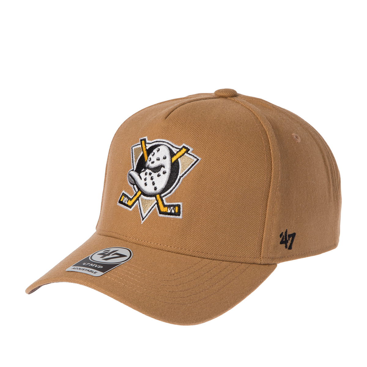 Бейсболка 47 BRAND арт. H-REPDT25WBP-QL Anaheim Ducks NHL (светло-коричневый)