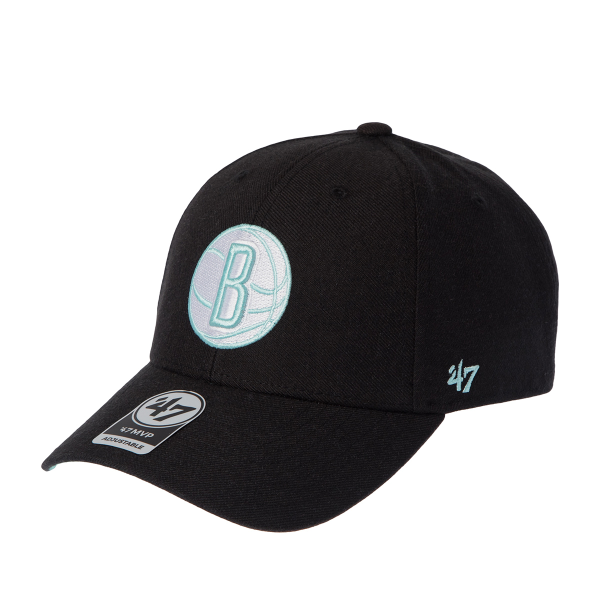 Бейсболка 47 BRAND арт. K-MVP15WBV-BKBL Brooklyn Nets NBA (черный)