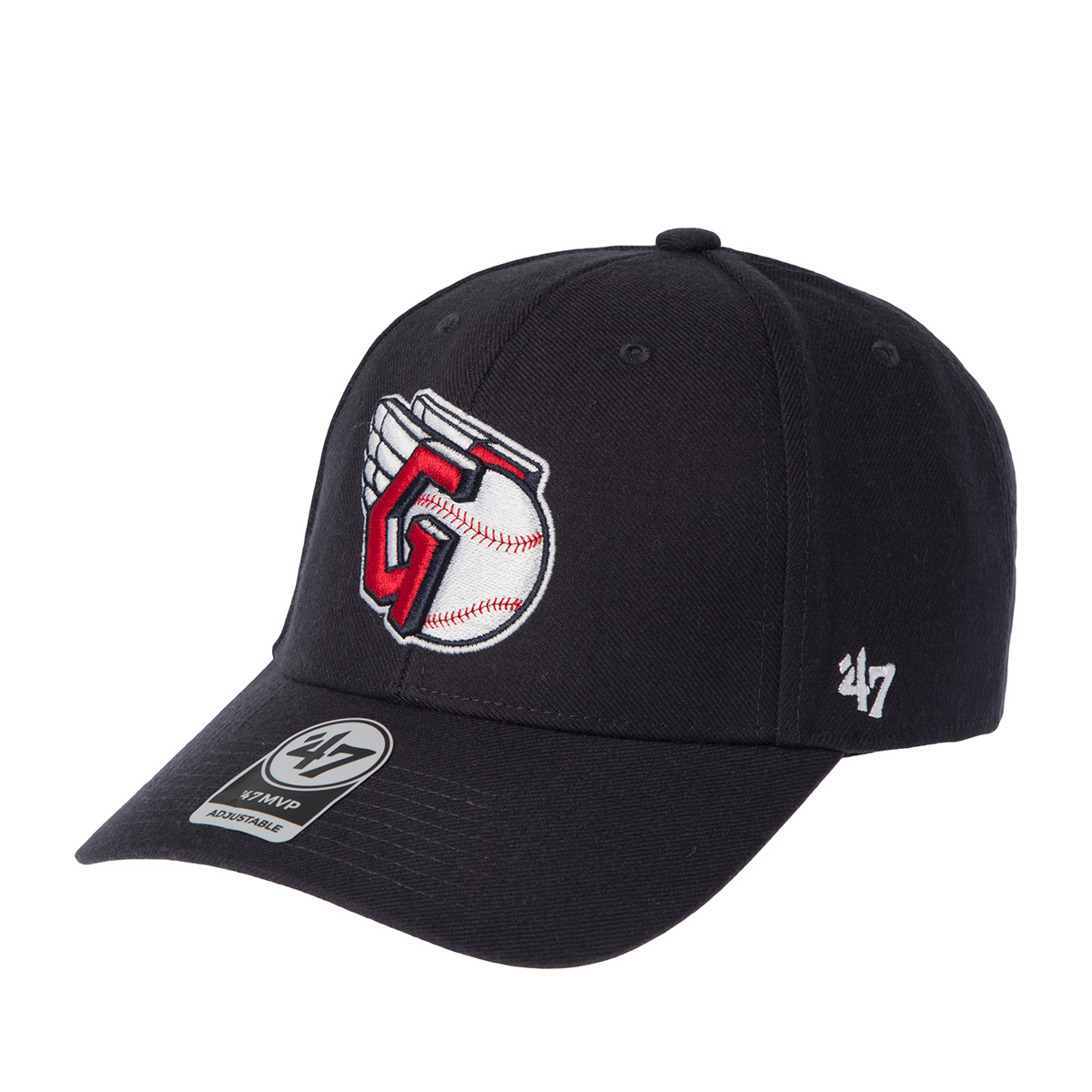 Бейсболка 47 BRAND арт. B-MVP08WBV-NYF Cleveland Guardians MLB (темно-синий)