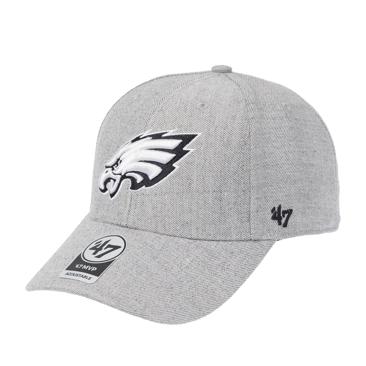 Бейсболка 47 BRAND арт. F-STMCD24WHV-CC Philadelphia Eagles NFL (светло-серый)