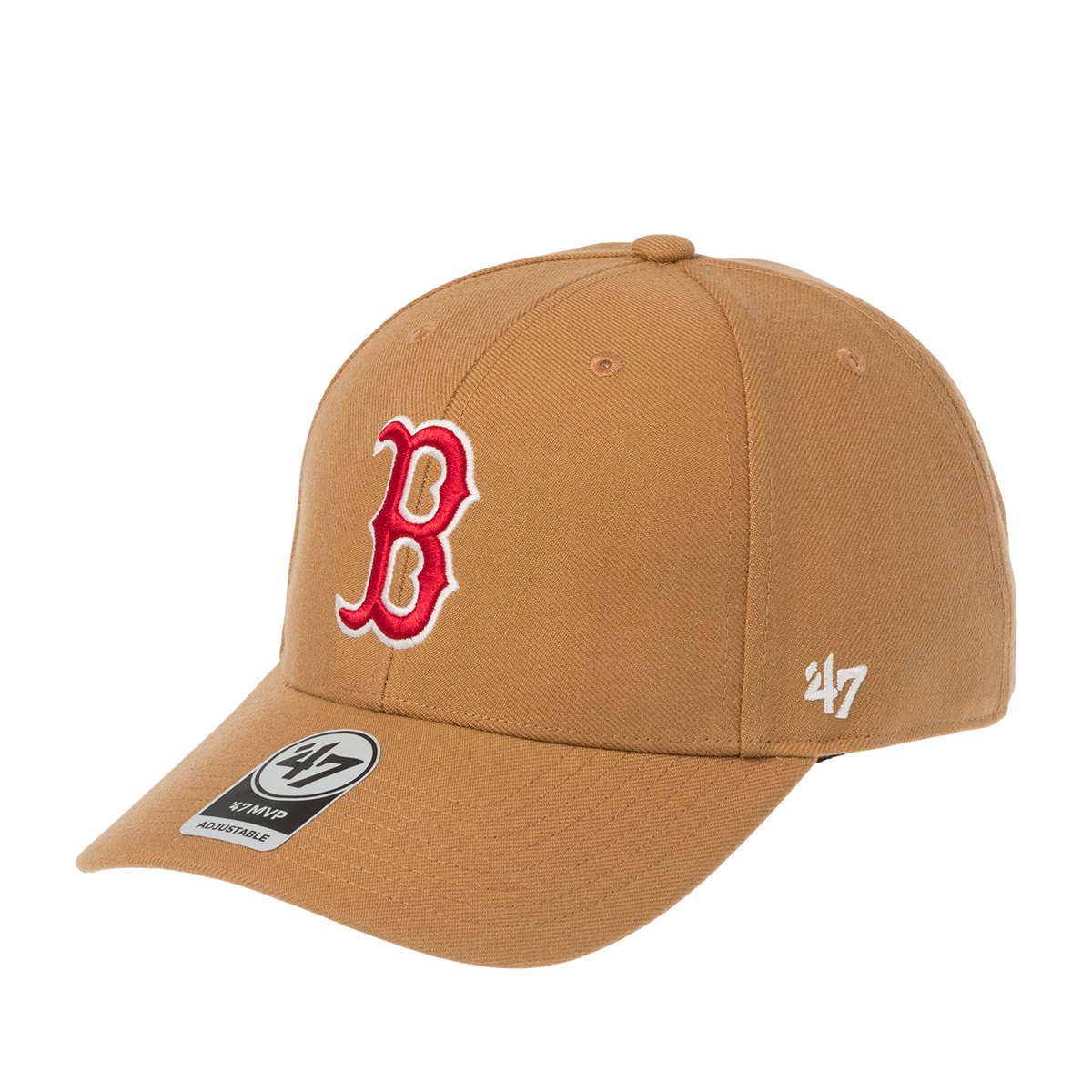 Бейсболка 47 BRAND арт. B-MVP02WBV-QLA Boston Red Sox MLB (светло-коричневый)