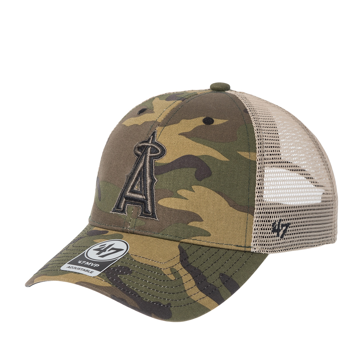 Бейсболка 47 BRAND арт. B-CBRAN04GWP-CMKH Los Angeles Angels MLB (камуфляж)