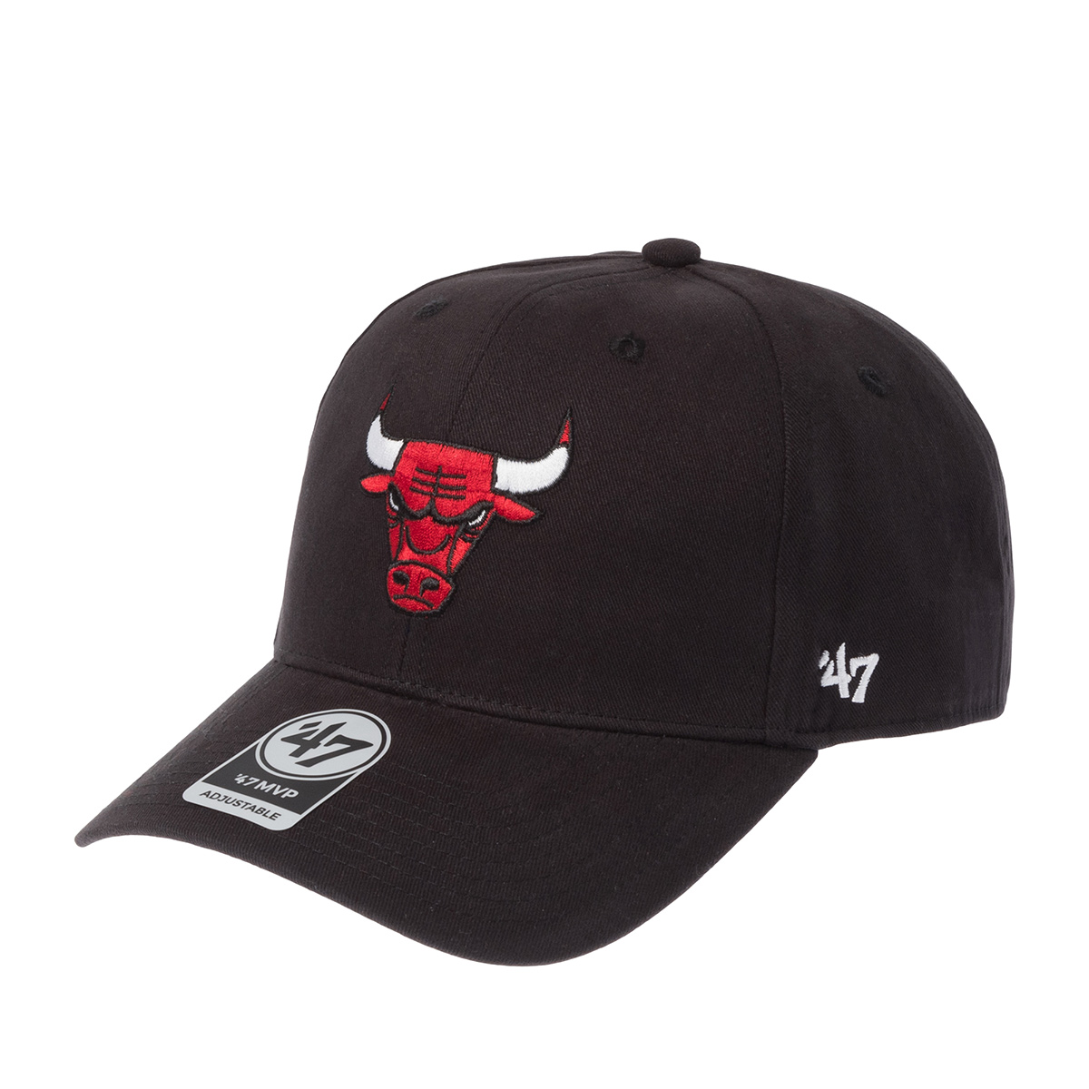 Бейсболка 47 BRAND арт. K-AC03CTP-BK Chicago Bulls NBA (черный)