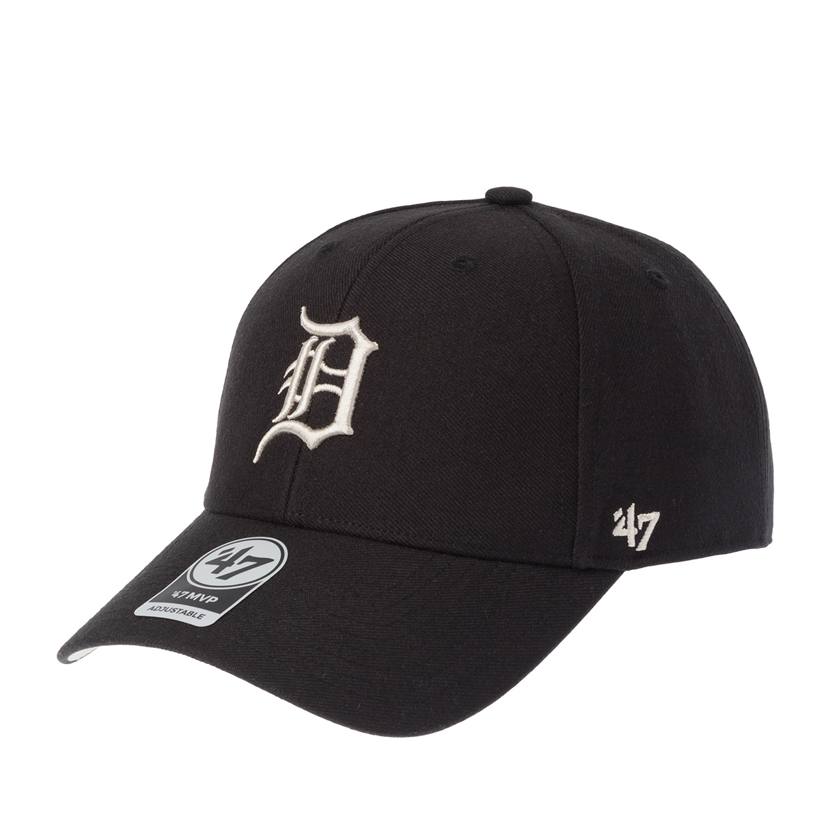 Бейсболка 47 BRAND арт. B-BPCAM17GWS-BK Detroit Tigers MLB (черный)