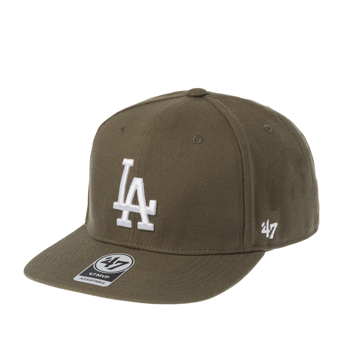 Бейсболка 47 BRAND арт. B-NSHOT12WBP-SWA Los Angeles Dodgers MLB (оливковый)