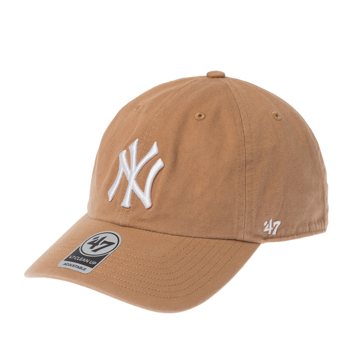 Бейсболка 47 BRAND арт. BCWS-DBLUN17GWS-QL96 New York Yankees MLB (бежевый)
