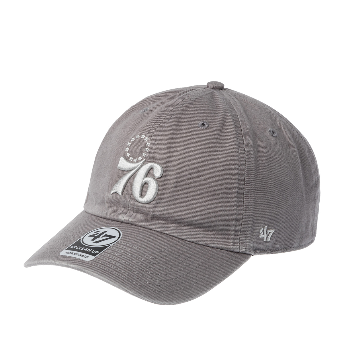 Бейсболка 47 BRAND арт. K-BLPRK16GWS-DY Philadelphia 76Ers NBA (серый)