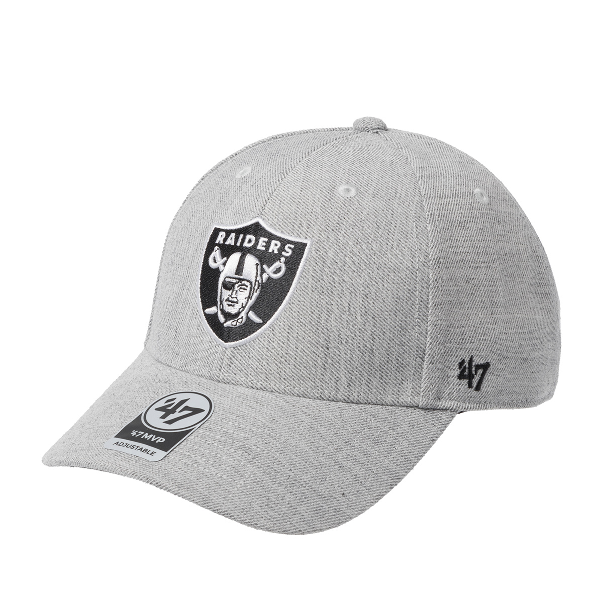 Бейсболка 47 BRAND арт. F-STMCD23WHV-CC Las Vegas Raiders NFL (светло-серый)