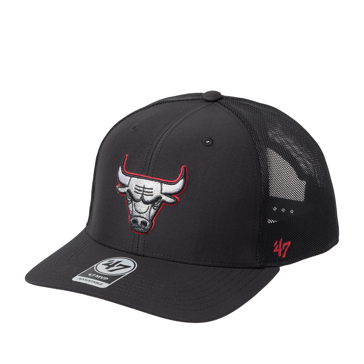 Бейсболка 47 BRAND арт. K-VOLCN03ZPP-BK Chicago Bulls NBA (черный)