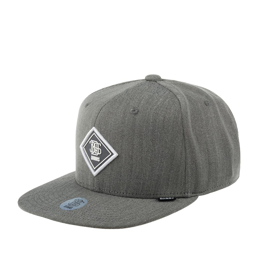 Бейсболка DJINNS арт. 6P SB Fine Herringbone (серый)