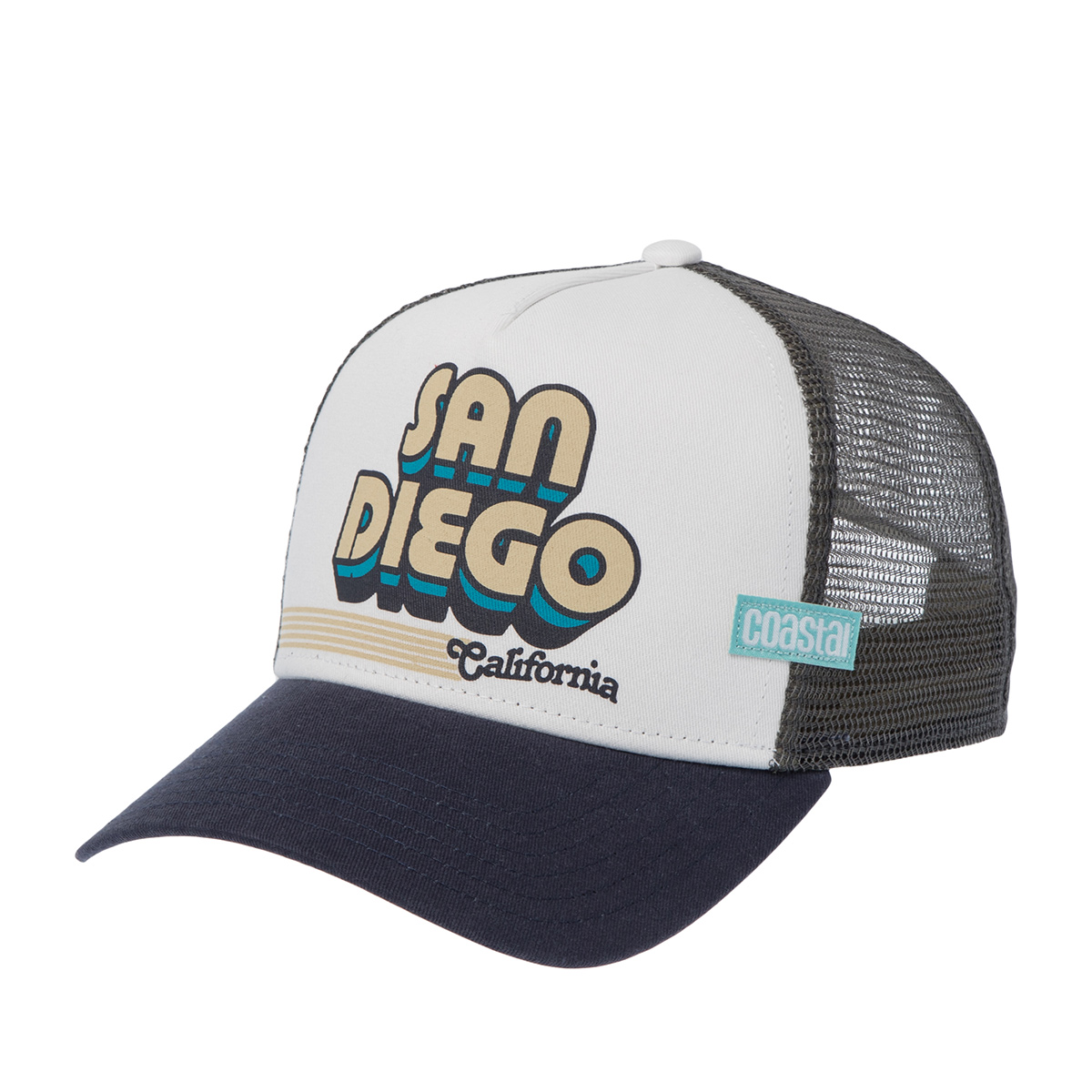 Бейсболка COASTAL арт. HFT San Diego (темно-синий / белый)