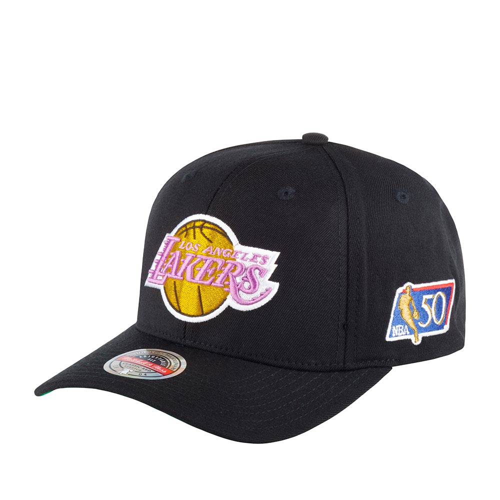 Бейсболка MITCHELL NESS арт. 6HSSFH21HW014-LALBLCK Los Angeles Lakers NBA (черный)