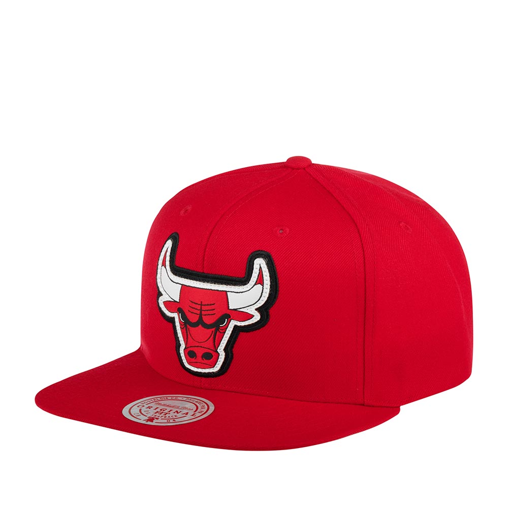 Бейсболка MITCHELL NESS арт. 6HSSMM19490-CBURED1 Chicago Bulls NBA (красный)