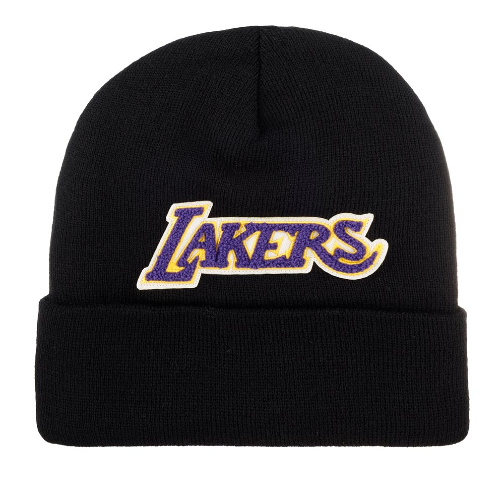 Шапка MITCHELL NESS арт. KTCFFH21HW008-LALBLCK Los Angeles Lakers NBA (черный)