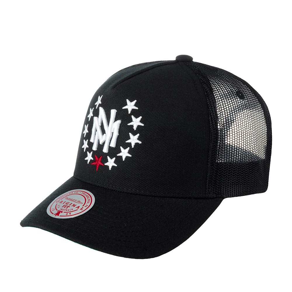 Бейсболка MITCHELL NESS арт. HHSS4223-MNNYYPPPBLCK (черный / серый)