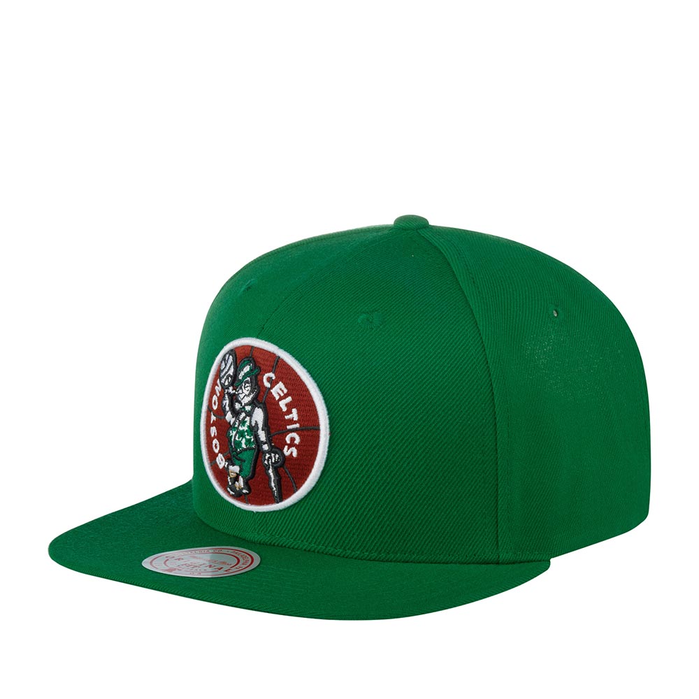 Бейсболка MITCHELL NESS арт. HHSS3258-BCEYYPPPGREN Boston Celtics NBA (зеленый)