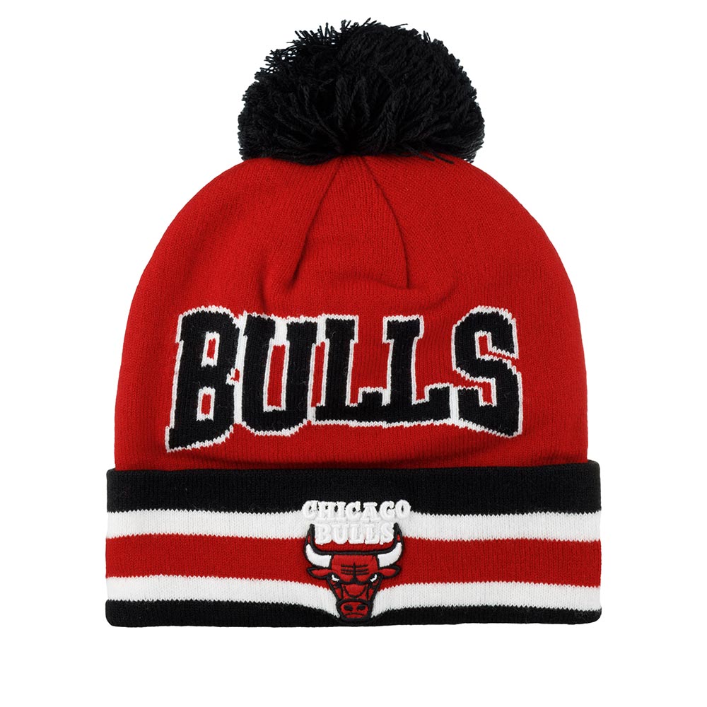 Шапка MITCHELL NESS арт. MN1-EU097-TCUFF-CHIB-RED Chicago Bulls NBA  (красный)