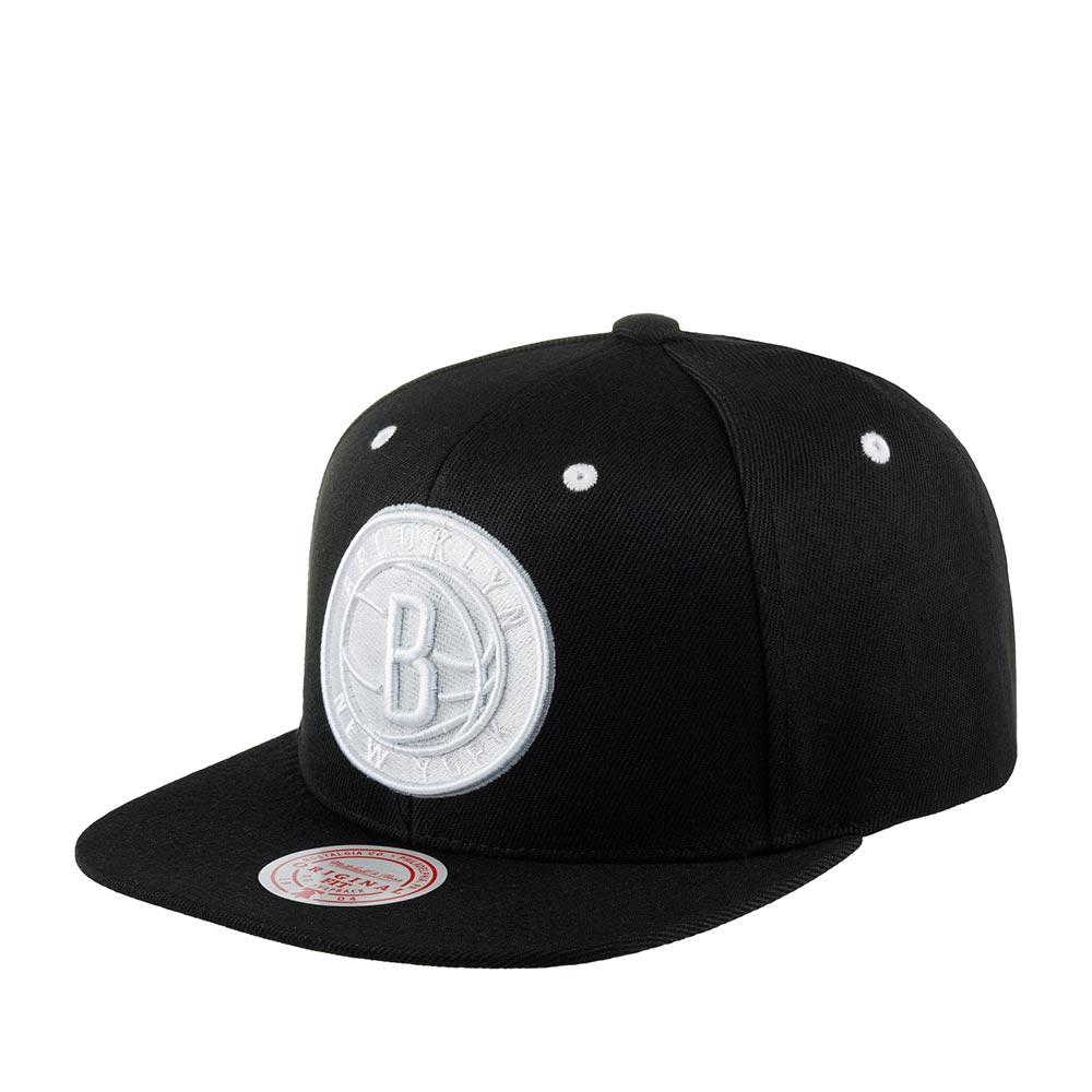 Бейсболка MITCHELL NESS арт. 6HSSMM20202-BNEBLCK Brooklyn Nets NBA (черный)