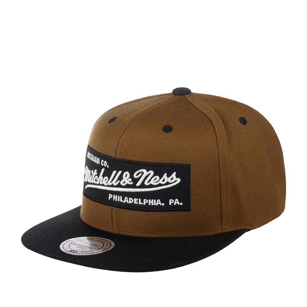 Бейсболка MITCHELL NESS арт. 6HSSNE18Z00-MNNTNBK (коричневый / черный)