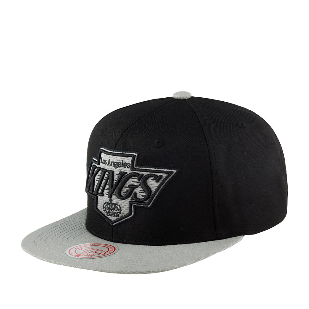Бейсболка MITCHELL NESS арт. HHSS5367-LAKYYPPPBKGY Los Angeles Kings NHL (черный / серый)