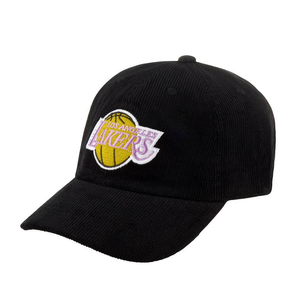 Бейсболка MITCHELL NESS арт. HLUX4800-LALYYPPPBLCK Los Angeles Lakers NBA (черный)