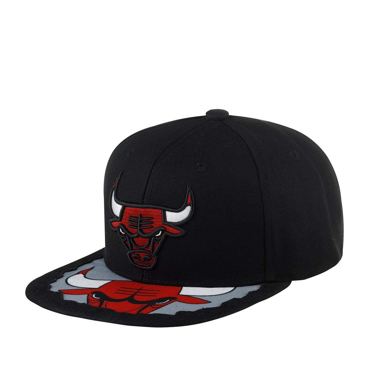 Бейсболка MITCHELL NESS арт. HHSS5725-CBUYYPPPBLCK Chicago Bulls NBA (черный)