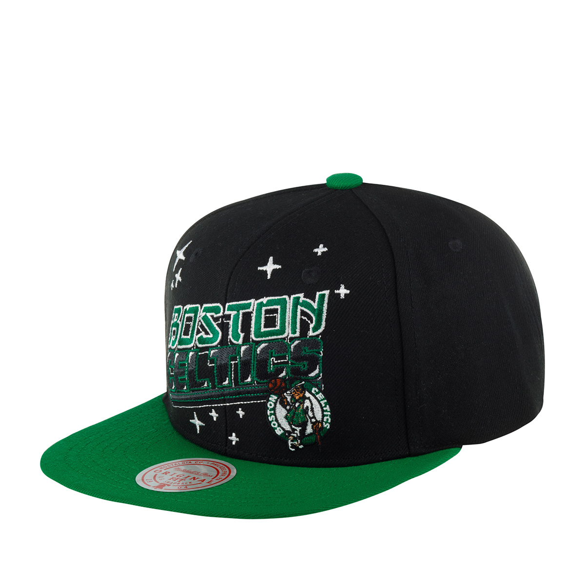 Бейсболка MITCHELL NESS арт. HHSS5757-BCEYYPPPBLCK Boston Celtics NBA (черный)