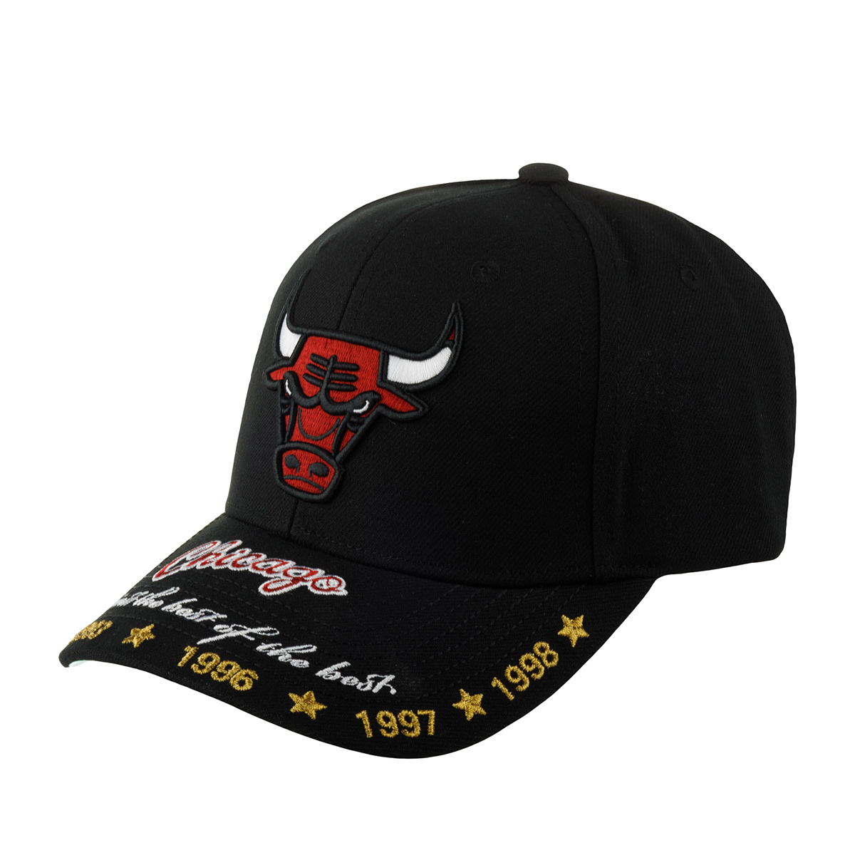 Бейсболка MITCHELL NESS арт. HHSS6268-CBUYYPPPBLCK Chicago Bulls NBA (черный)