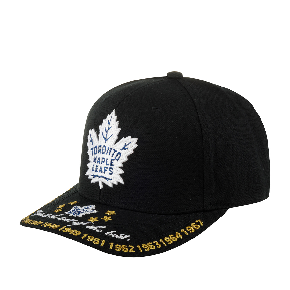 Бейсболка MITCHELL NESS арт. HHSS6564-TMLYYPPPBLCK Toronto Maple Leafs NHL (черный)