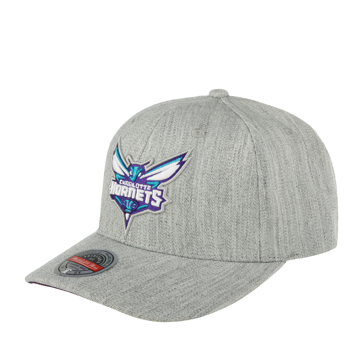 Бейсболка MITCHELL NESS арт. 6HSSMM19363-CHOGYHT Charlotte Hornets NBA (светло-серый)
