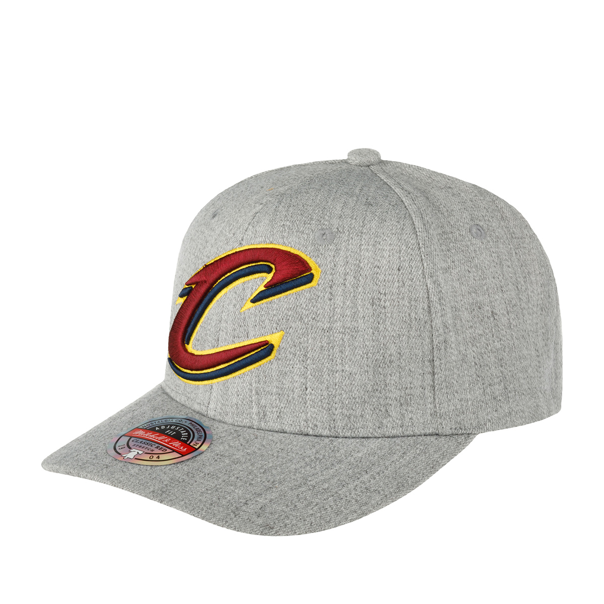 Бейсболка MITCHELL NESS арт. HHSS3273-CCAYYPPPGYHT Cleveland Cavaliers NBA (светло-серый)