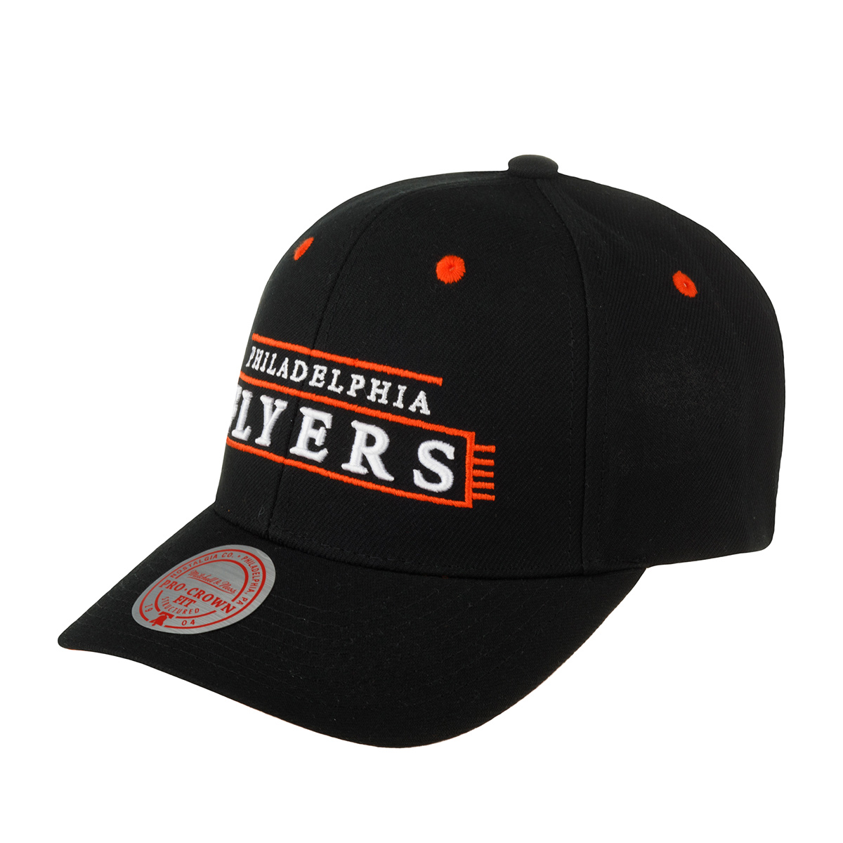 Бейсболка MITCHELL NESS арт. HHSS5372-PFLYYPPPBLCK Philadelphia Flyers NHL (черный)