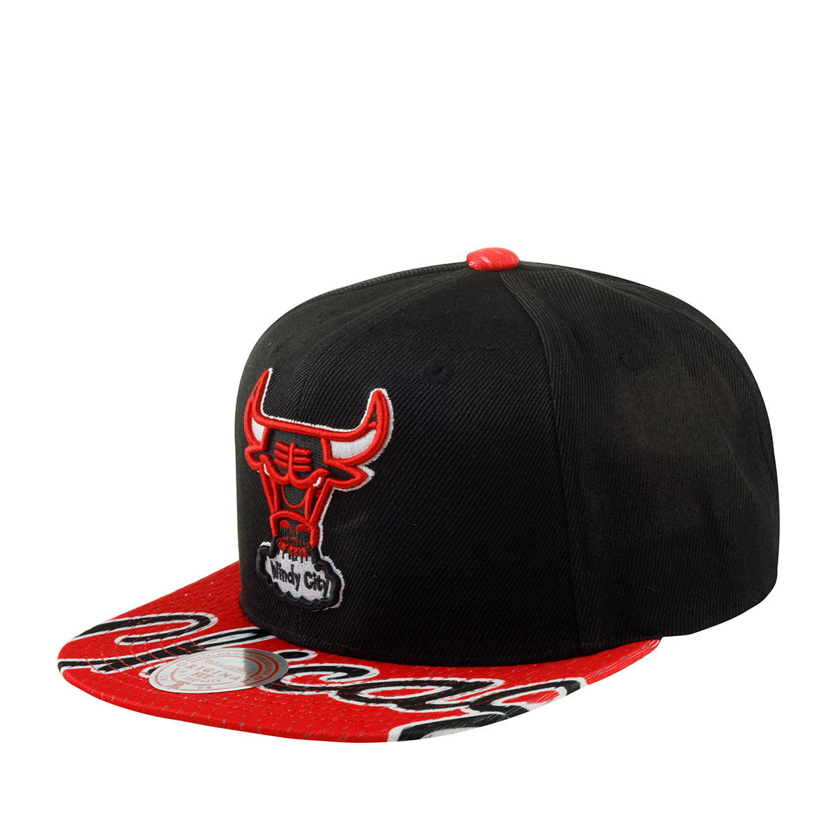 Бейсболка MITCHELL NESS арт. 6HSSMM19455-CBUBKRD Chicago Bulls NBA (черный / красный)