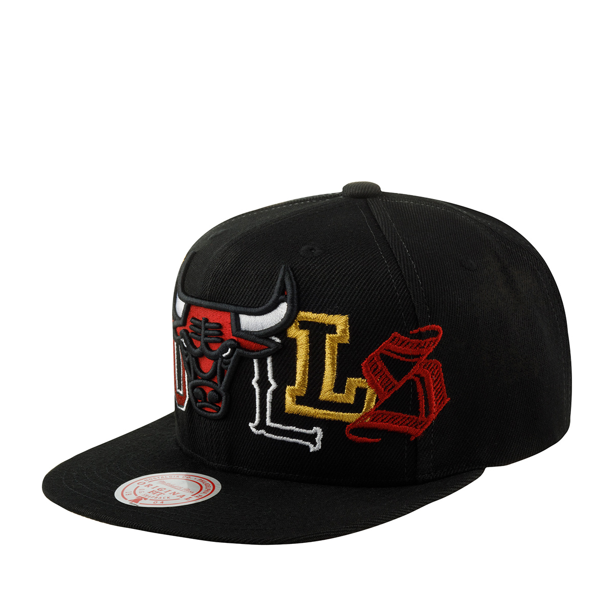 Бейсболка MITCHELL NESS арт. HHSS3180-CBUYYPPPBLCK Chicago Bulls NBA (черный)