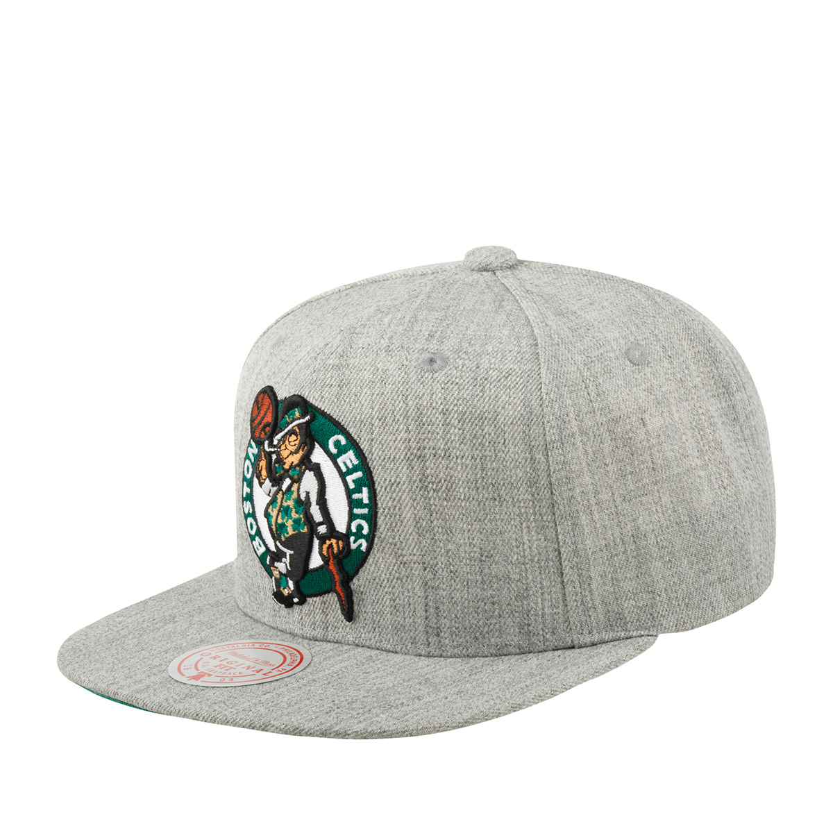 Бейсболка MITCHELL NESS арт. HHSS3272-BCEYYPPPGYHT Boston Celtics NBA (светло-серый)