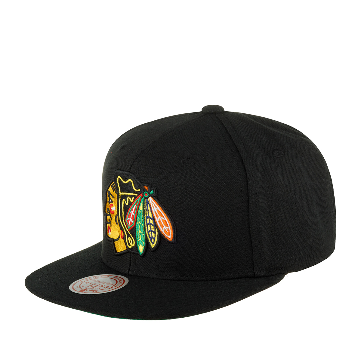 Бейсболка MITCHELL NESS арт. HHSS6743-CBHYYPPPBLCK Chicago Blackhawks NHL (черный)