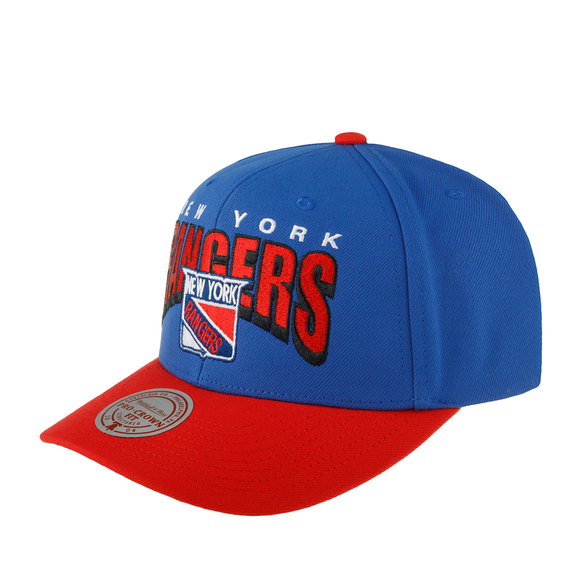 Бейсболка MITCHELL NESS арт. HHSS6643-NYAYYPPPBLUE New York Rangers NHL (синий / красный)