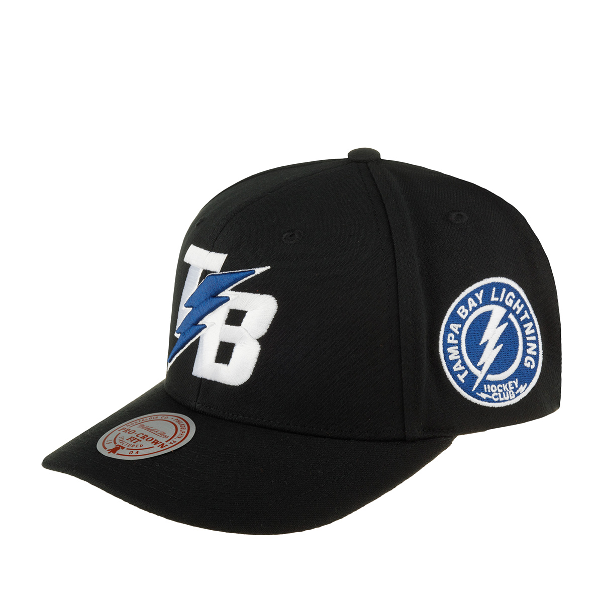 Бейсболка MITCHELL NESS арт. HHSS6644-TBLYYPPPBLCK Tampa Bay Lightning NHL (черный)