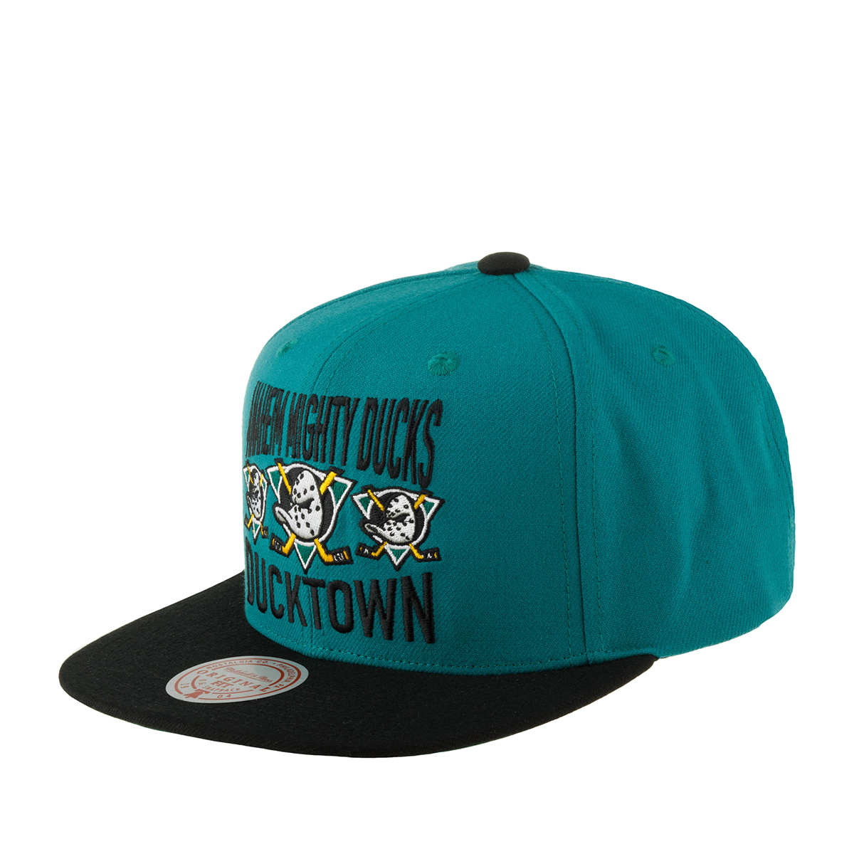 Бейсболка MITCHELL NESS арт. HHSS7298-ADUYYPPPTEAL Anaheim Ducks NHL (бирюзовый / черный)