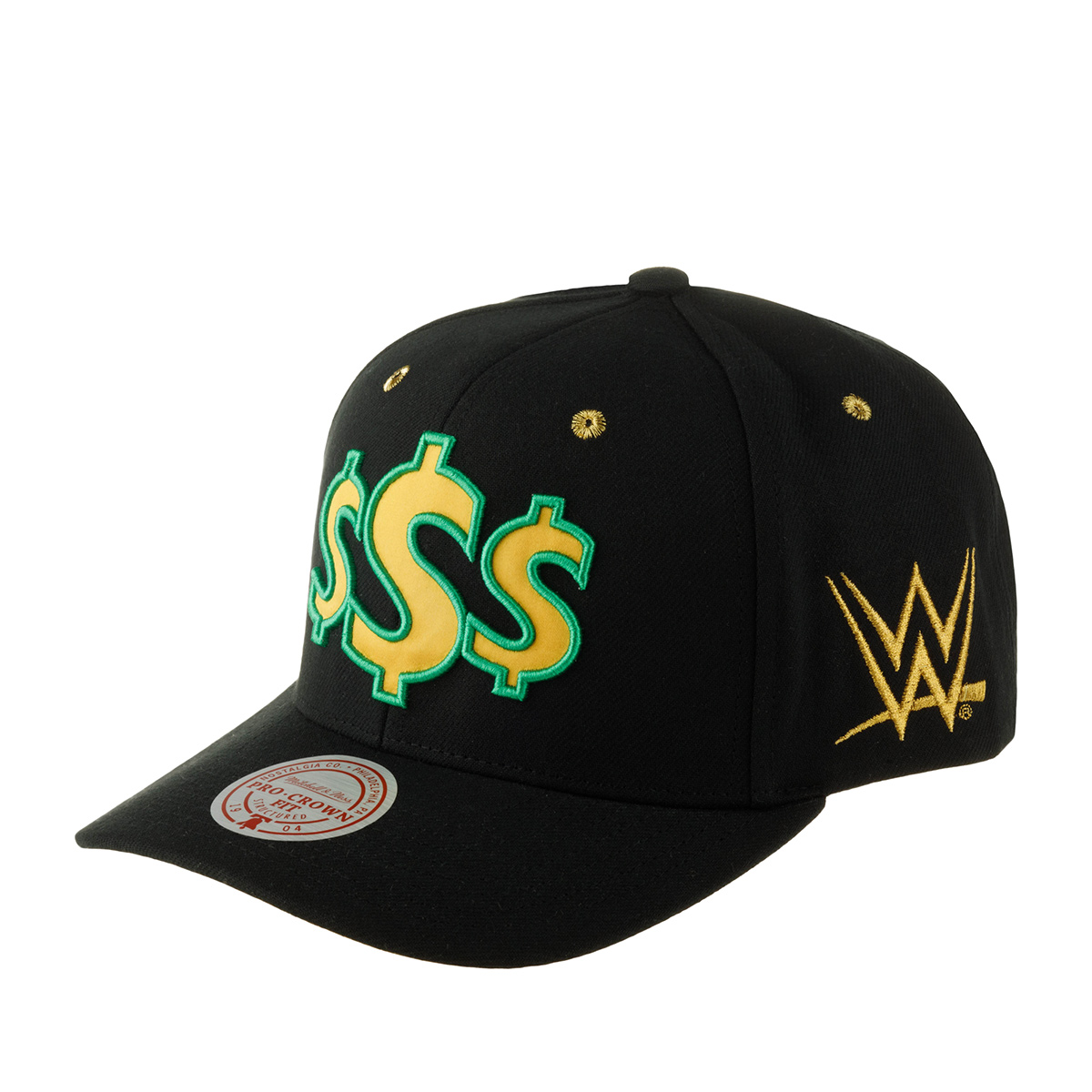 Бейсболка MITCHELL NESS арт. HP8278-TTTBLCK The Million Dollar Man WWE (черный)