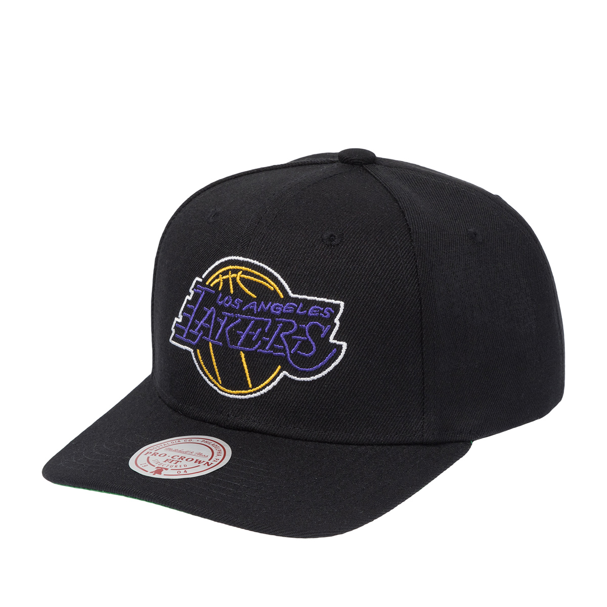 Бейсболка MITCHELL NESS арт. HP9576-LALBLCK Los Angeles Lakers NBA (черный)