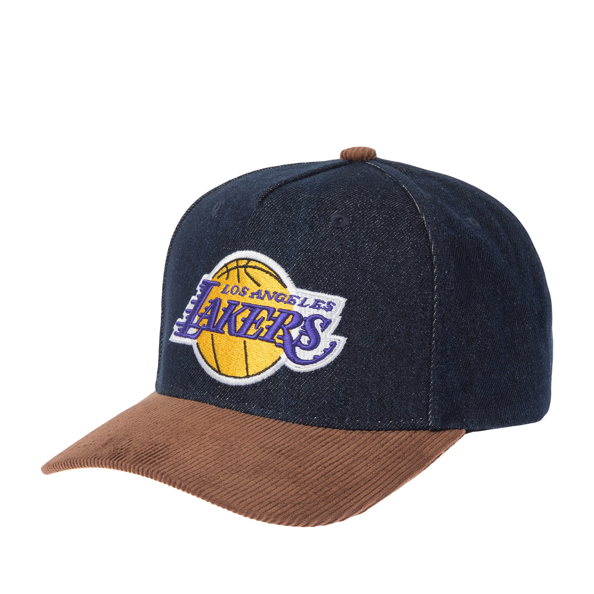 Бейсболка MITCHELL NESS арт. HP9529-LALDKNY Los Angeles Lakers NBA (dark navy)
