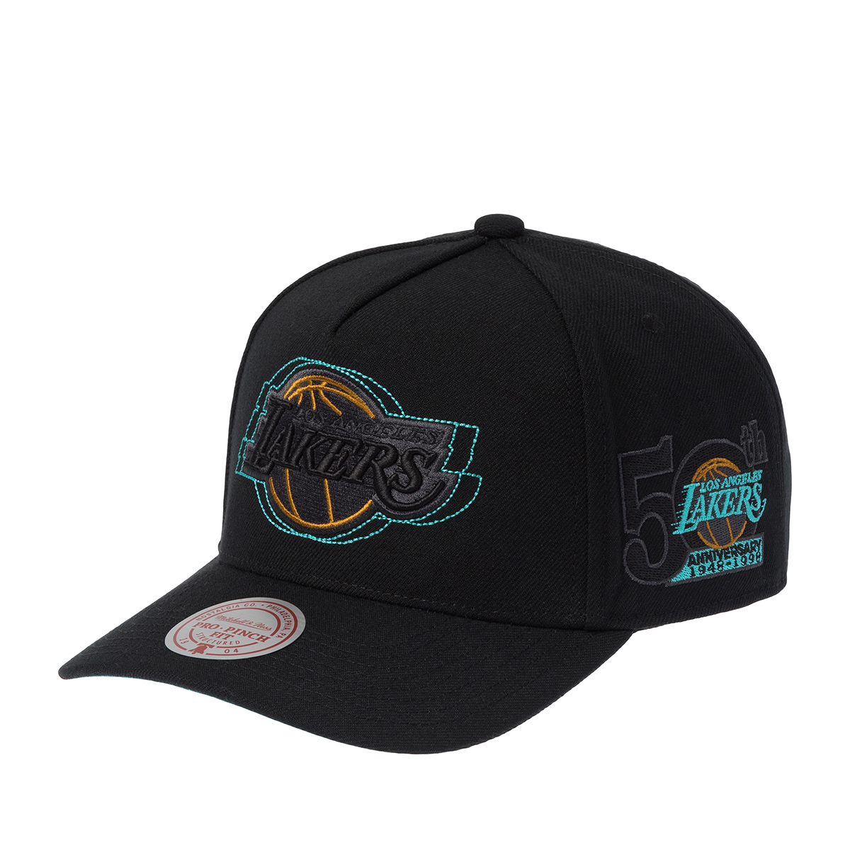 Бейсболка MITCHELL NESS арт. HP15502-LALBLCK Los Angeles Lakers NBA (черный)