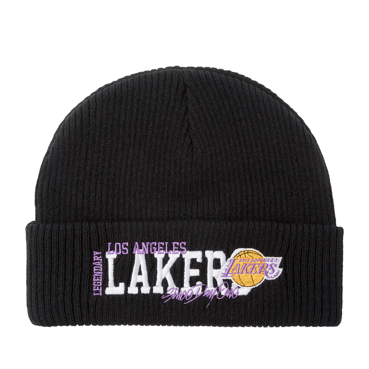 Шапка MITCHELL NESS арт. HK10007-LALBLCK Los Angeles Lakers NBA (черный)
