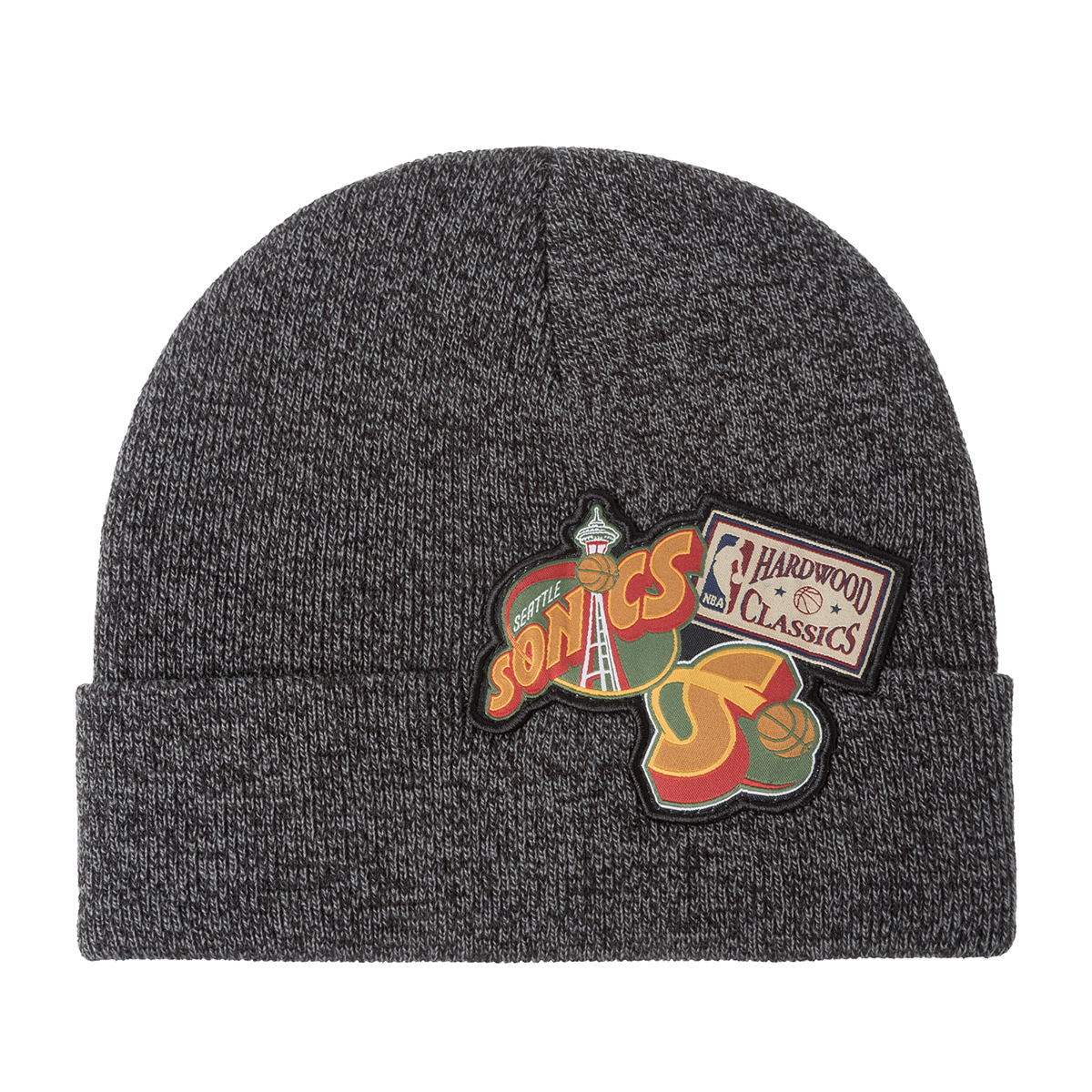 Шапка MITCHELL NESS арт. HCFK4341-SSUYYPPPBLCK Seattle Supersonics NBA (черный)