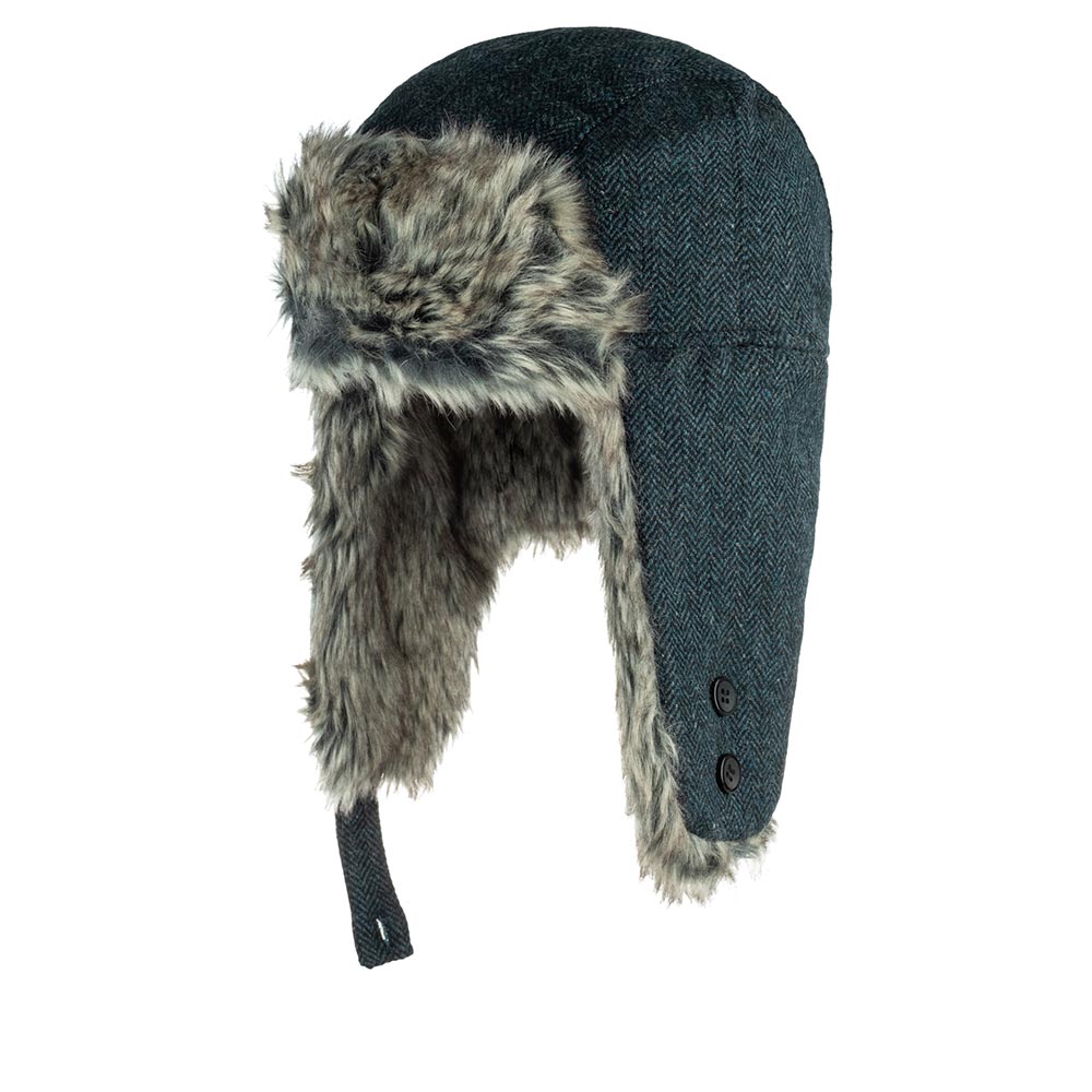 Шапка CHRISTYS арт. TRAPPER csk100429 (синий / черный)