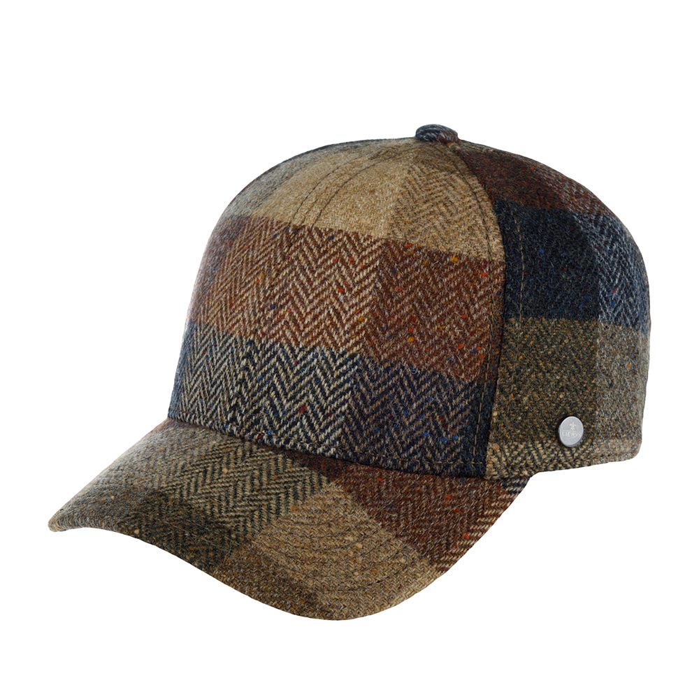Бейсболка LIERYS арт. 7720309 BASEBALL CAP HERRINGBONE CHECK (коричневый)