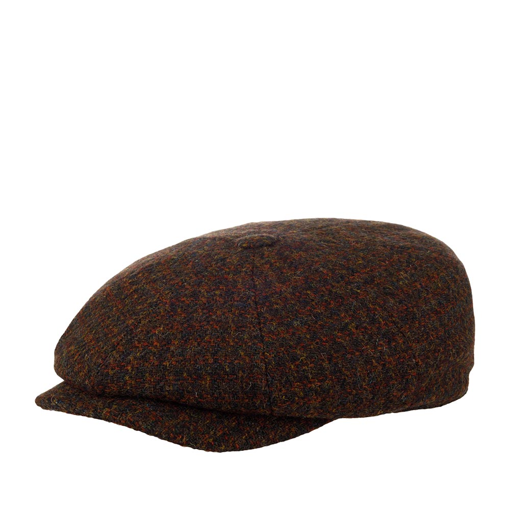 Кепка LIERYS арт. 6880201 8-PANEL CAP HARRIS TWEED (темно-коричневый)