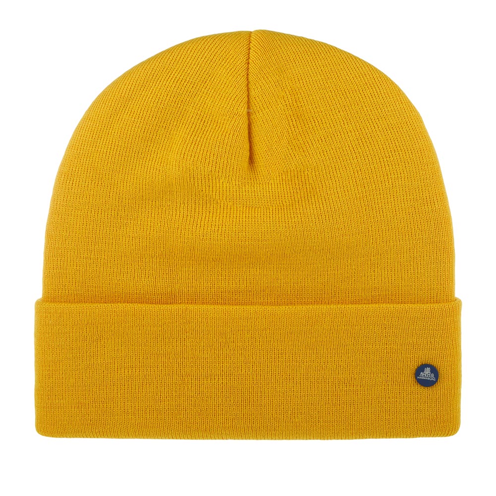 Шапка HAMMABURG арт. 8599356 BEANIE MERINO WOOL (желтый)